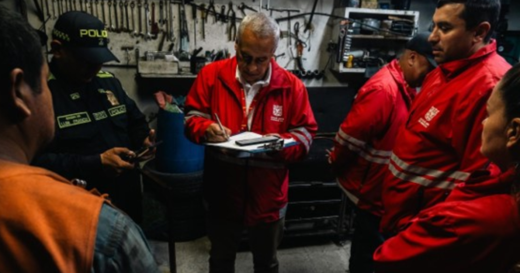 Imagen del operativo en el montallantas