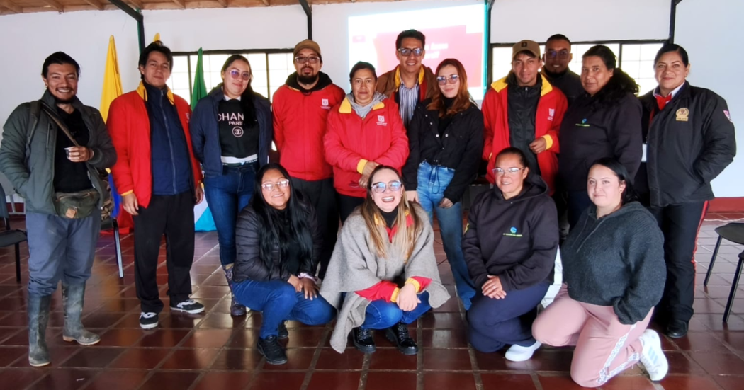 Foto de un grupo de ciudadanos de la localidad de Sumapaz