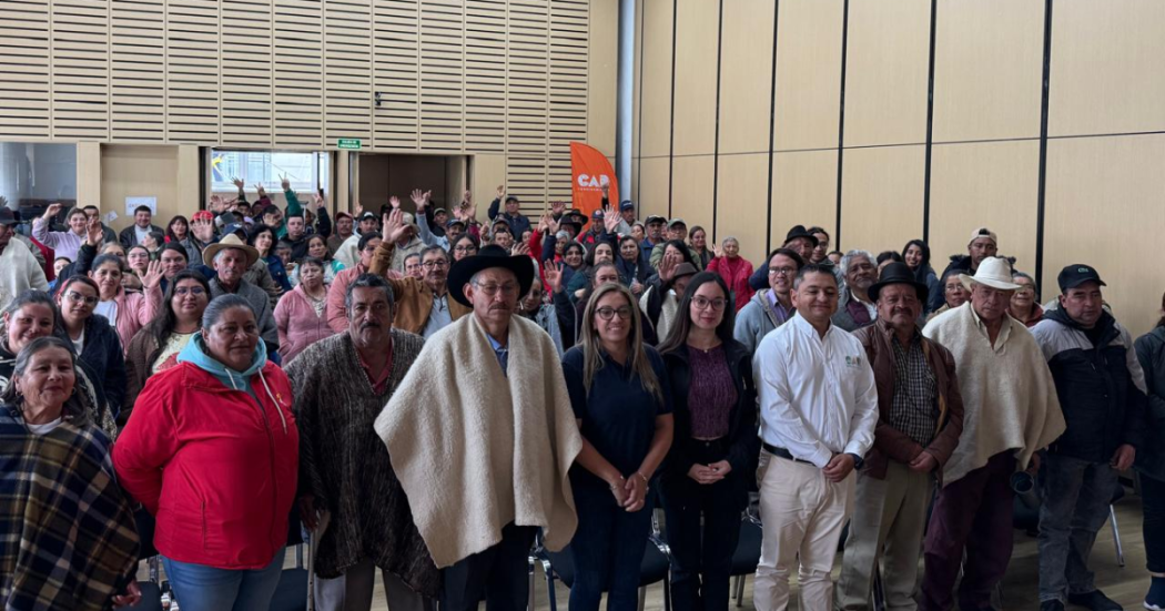 Foto de un grpo de ciudadanos de la localidad de Usme