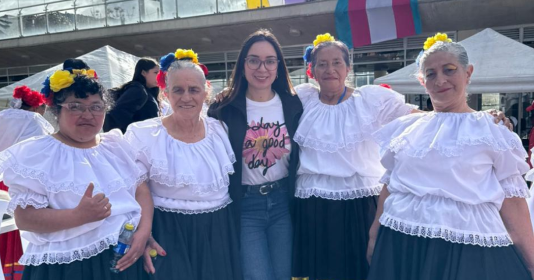 foto de 4 mujeres de la localidad de Usme 
