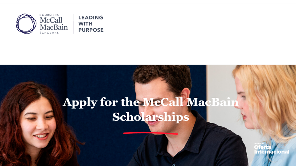 Estudiantes internacionales en la Universidad McGill, Canadá.