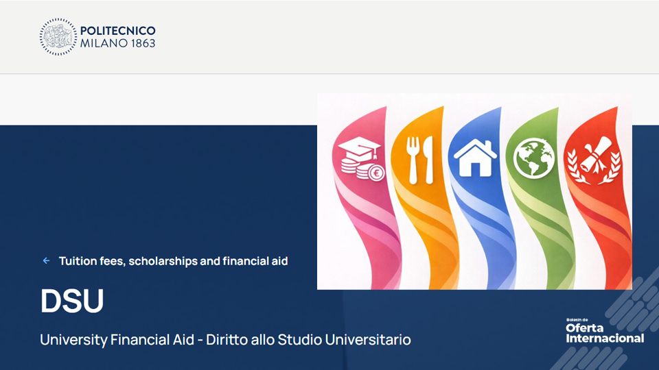 Estudiantes universitarios en un campus del Politécnico de Milán.
