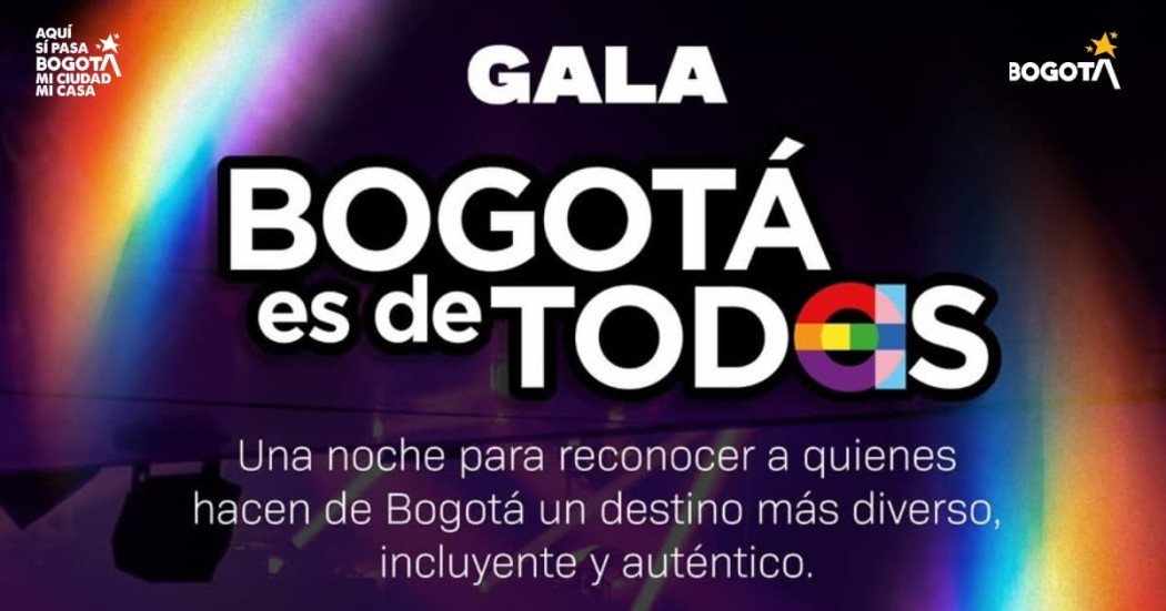 Bogotá reconoce al sector turismo con Gala de Todos y Todas 2026