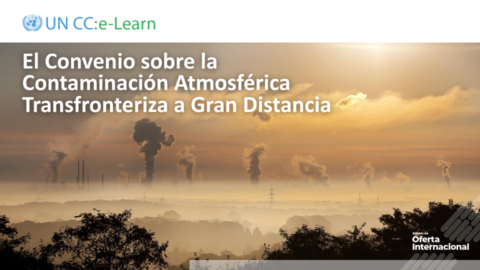 Curso virtual sobre contaminación atmosférica y calidad del aire