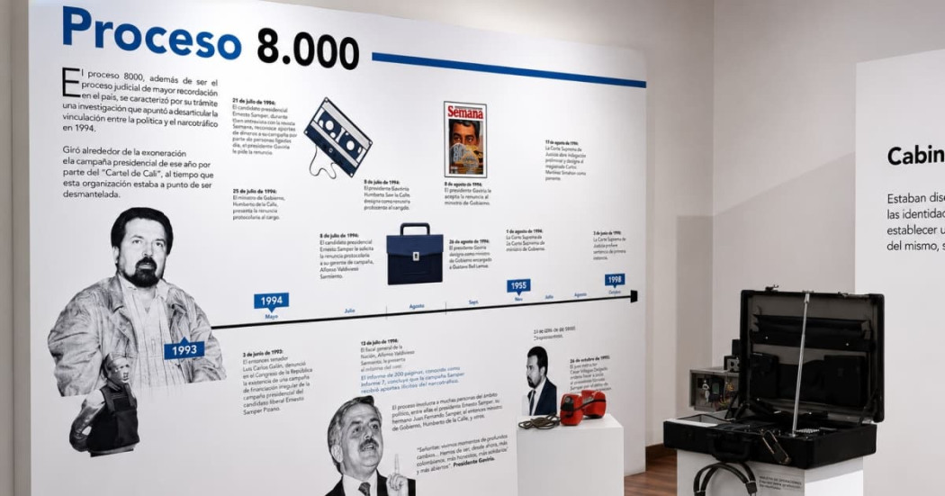 Foto de una de las exposiciones del Museo de la Fiscalía General de la Nación.