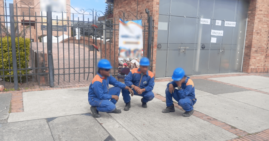 Falsos operarios de una empresa de telecomunicaciones. 