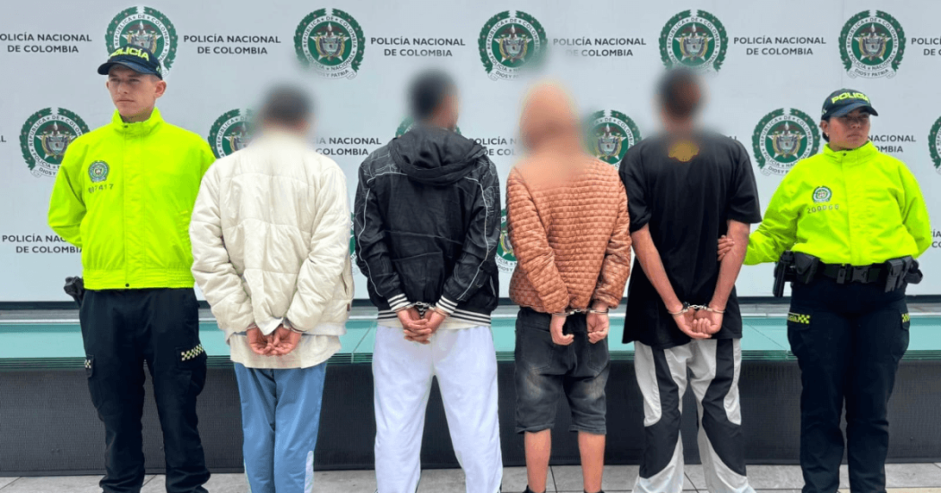 Capturados de la banda 'Los Cancheros'.