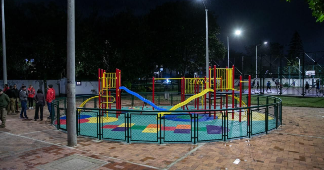 Foto de un parque renovado en la localidad de Usaquén 