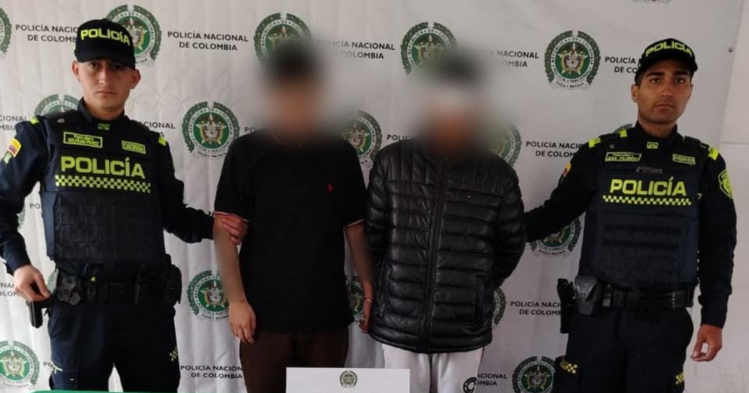 Imagen de los dos hombres capturados
