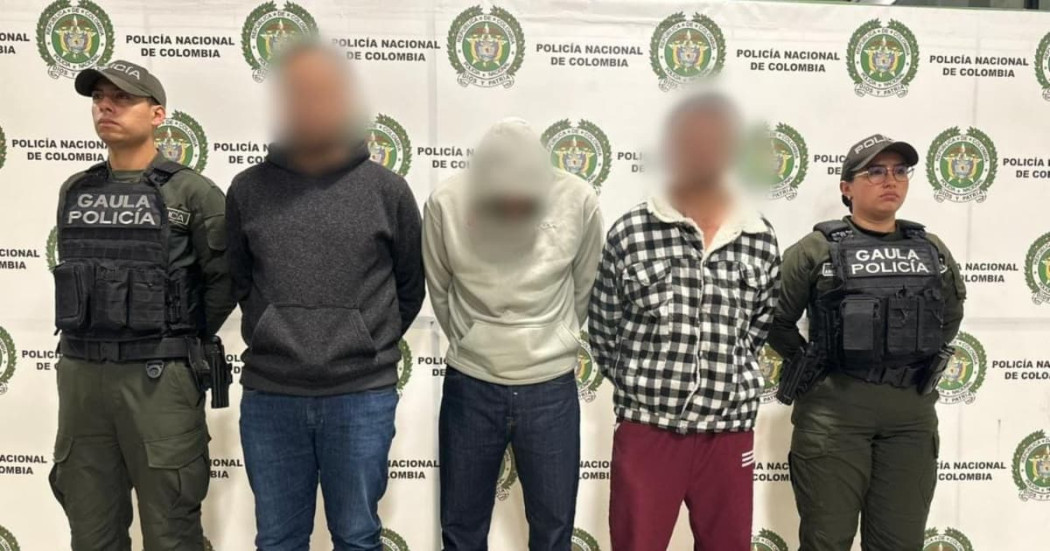 Tres capturados por extorsión