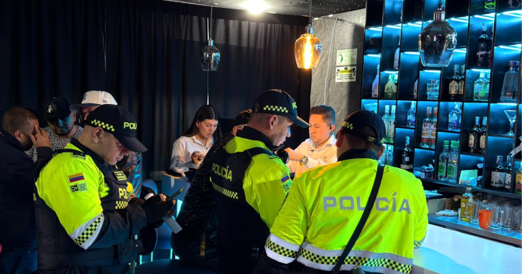 Foto de funcionarios del Distrito en operativo de seguridad