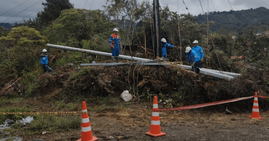 Foto que muestra trabajadores de Enel Colombia 