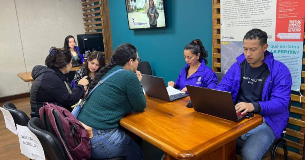 Imagen de funcionarios del IDPC en aprobatón en Suba