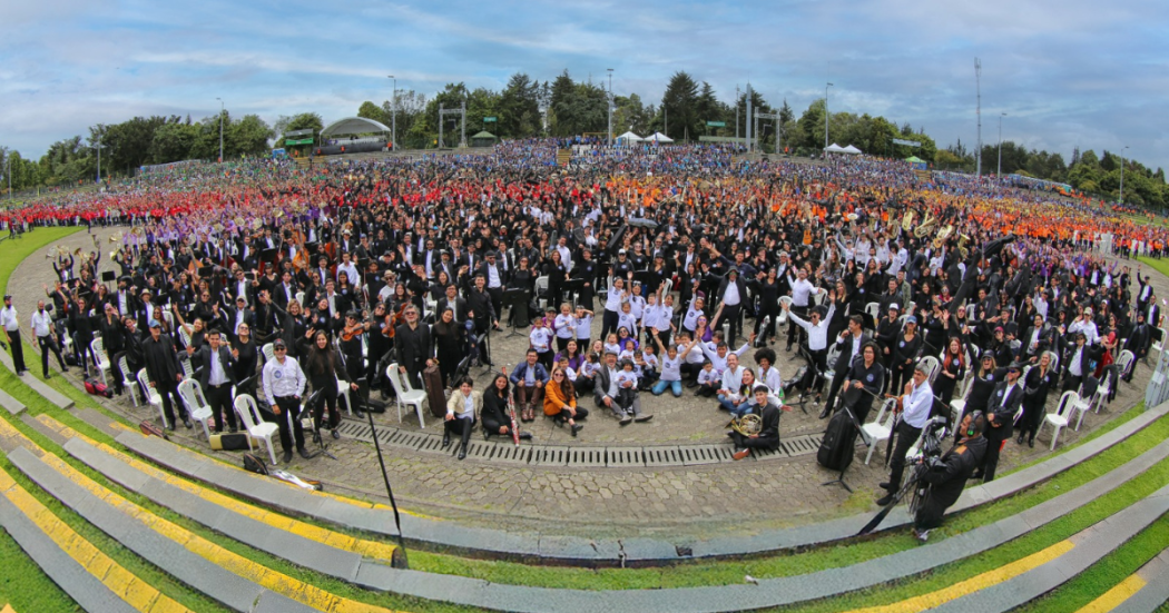 Imagen de panorámica agrupaciones de la Filarmónica de Bogotá