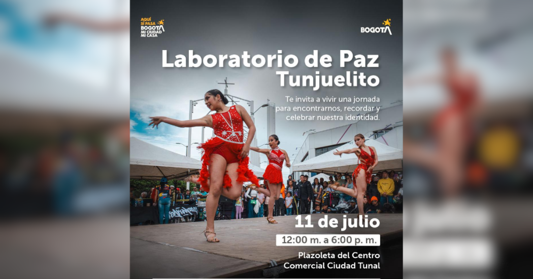Imagen de la pieza gráfica que promociona un evento en la localidad de Tunjuelito