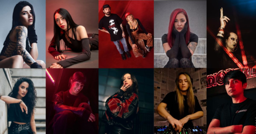 Imagen de artistas que hen parte del line up de Monumentum 2026