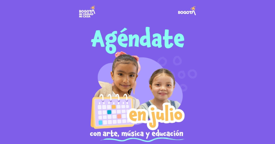 Imagen gráfica con el texto: Agéndate en julio con #DeLaManoContigo 