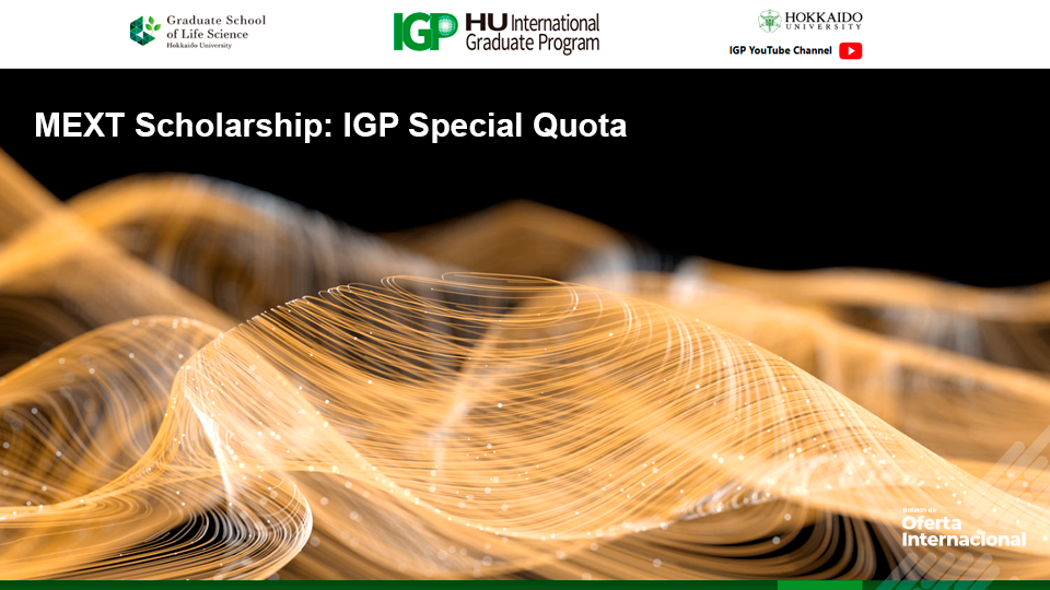 Becas MEXT para estudios de posgrado en Hokkaido University