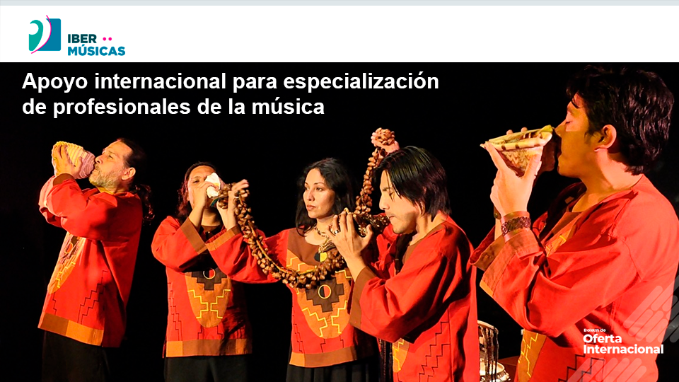 Apoyo internacional para especialización de profesionales de la música