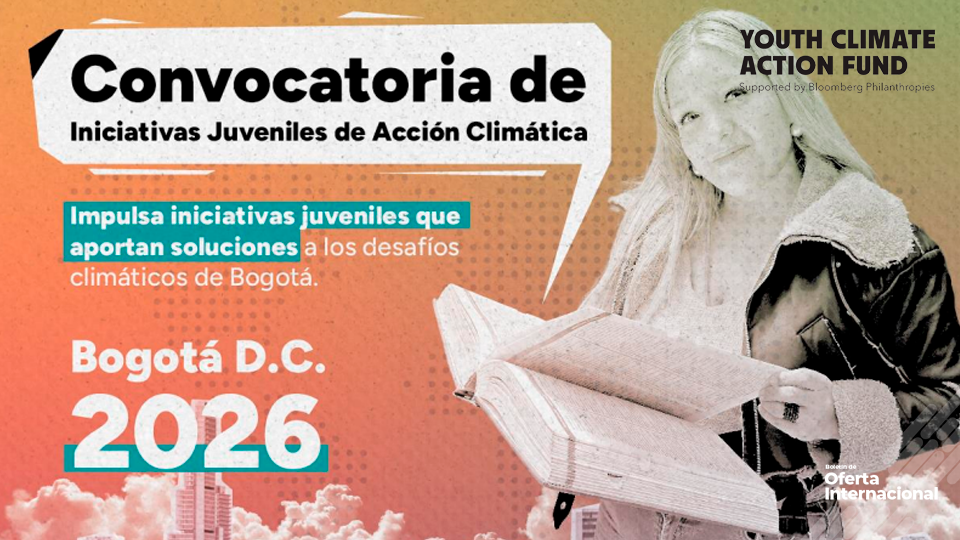 Jóvenes de Bogotá lideran iniciativas para enfrentar el cambio climático