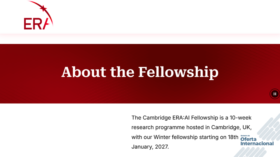Fellowship de investigación en inteligencia artificial en Cambridge
