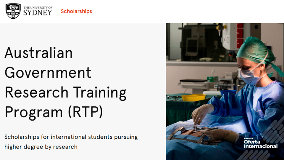 Becas RTP para investigar en la University of Sydney