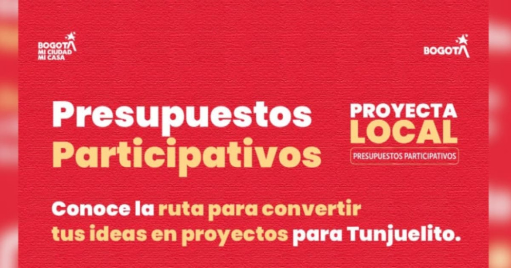 Imagen de los Presupuestos Participativos en Bogotá.