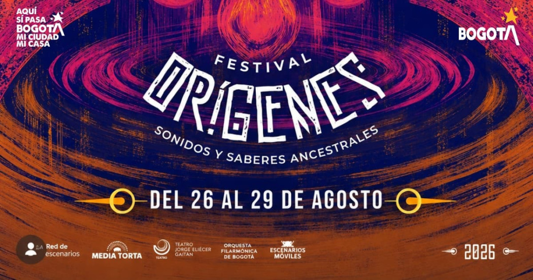Imagen del poster o afiche oficial del 'Festival Orígenes' 2026.