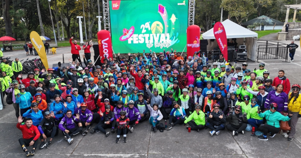 Foto de ciudadanos de Bogotá en el Festival de Verano 