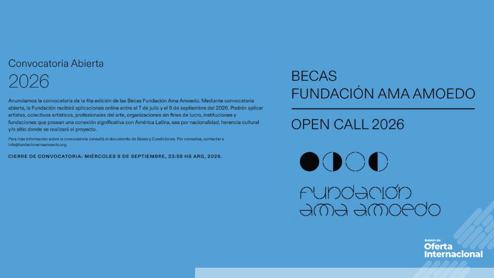 Becas para proyectos de artes visuales latinoamericanas