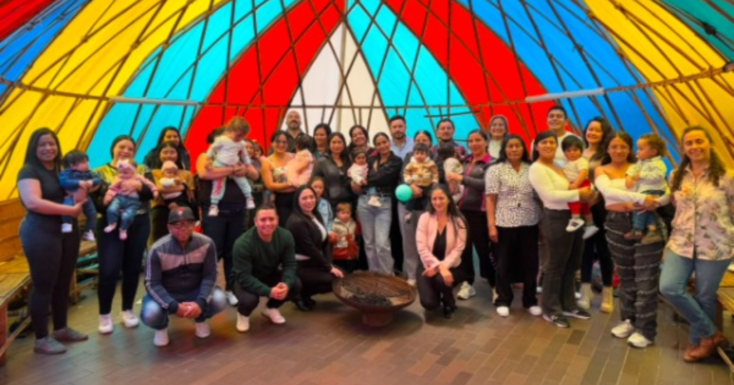 Foto de familias de la localidad de Ciudad Bolívar 