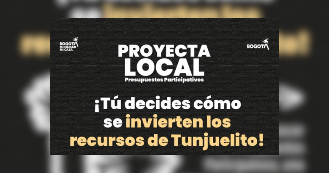 Pieza gráfica de la Alcaldía Local de Tunjuelito