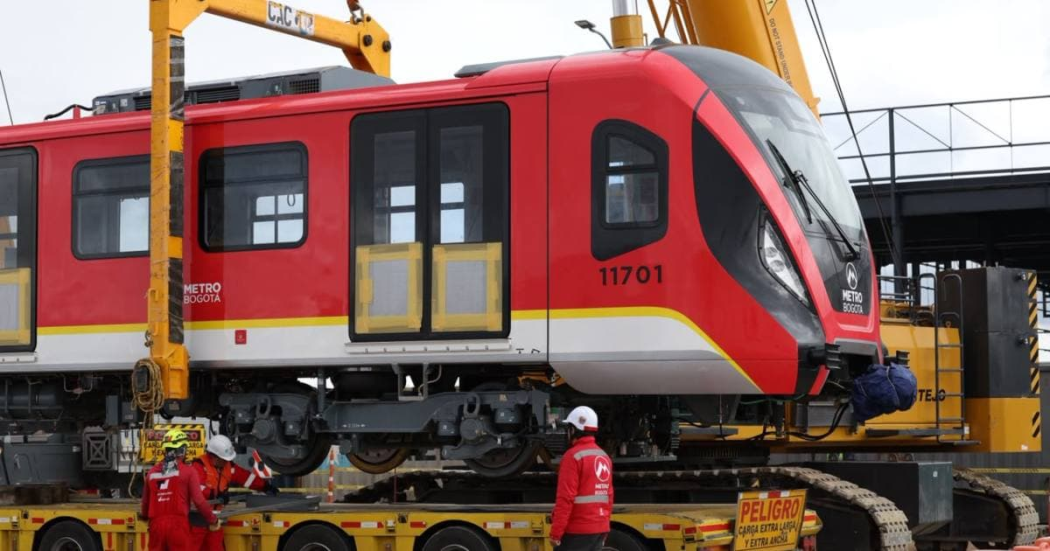 Foto de uno de los trenes del Metro
