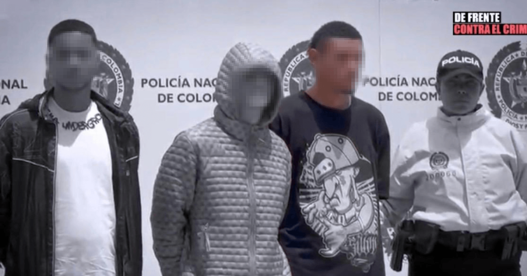 Tres hombres capturados.