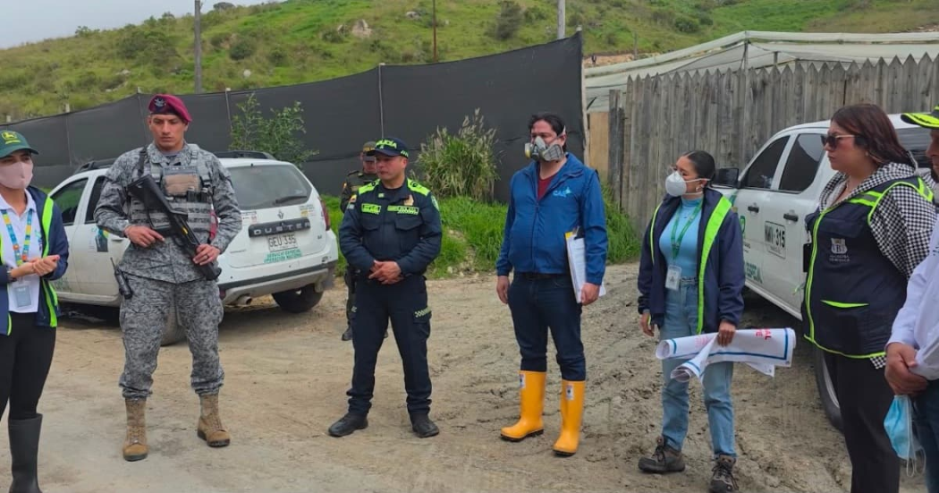 Foto de operativo adelantado por la CAR