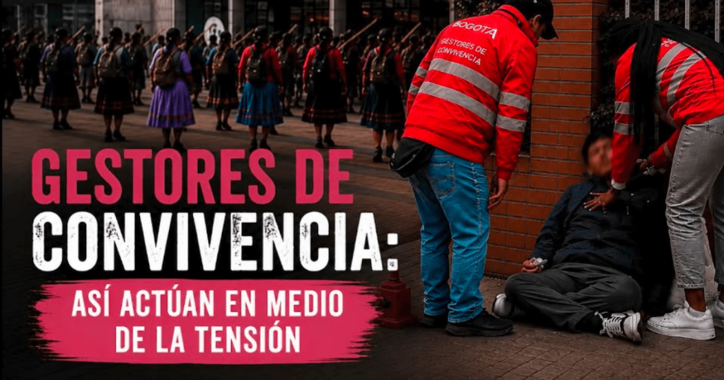 Gestores de convivencia: así actúan en medio de la tensión