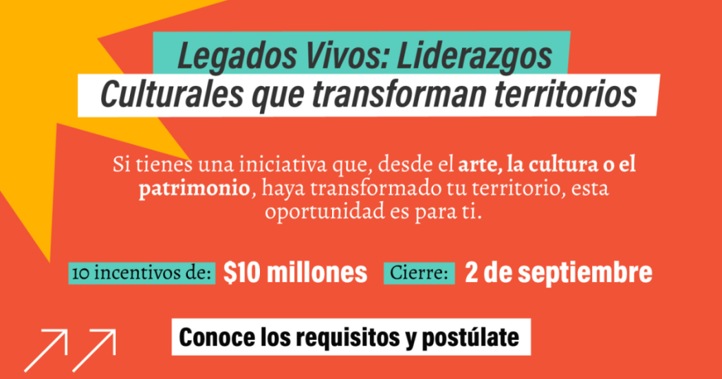 Imagen de color naranja con la información de las dos convocatorias.