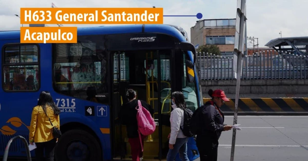 Foto de un bus TransMiZonal en una vía