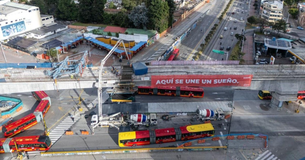 Foto de un frente de obra del Metro 