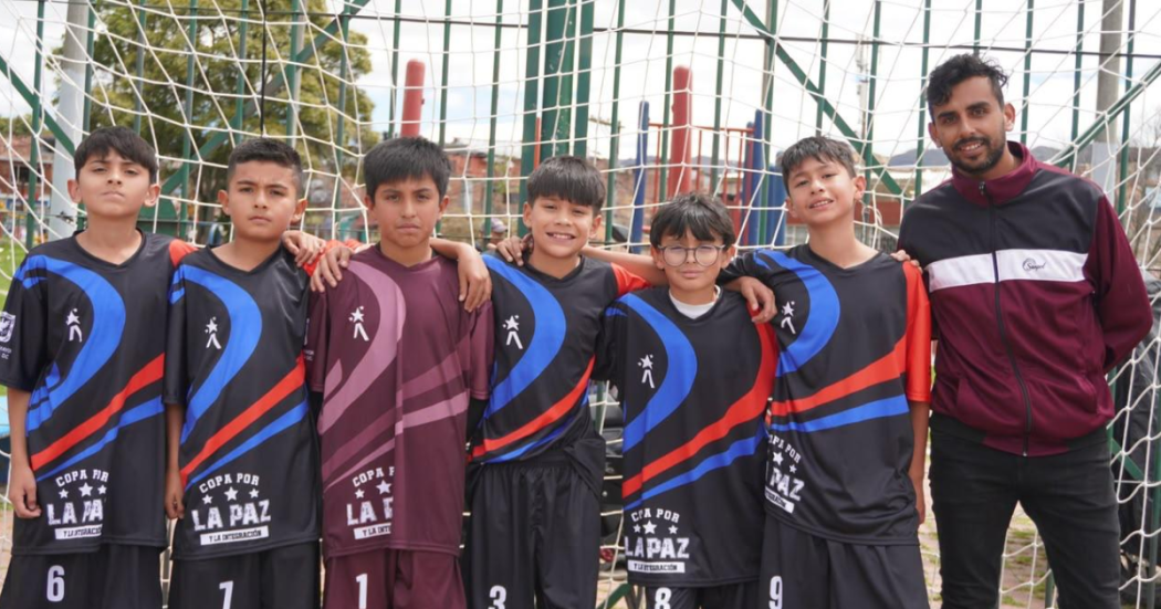 Foto de un equipo de fútbol de Usme 