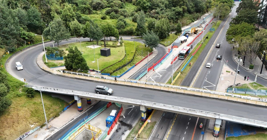 Foto de sector de la calle 100 en Bogotá 