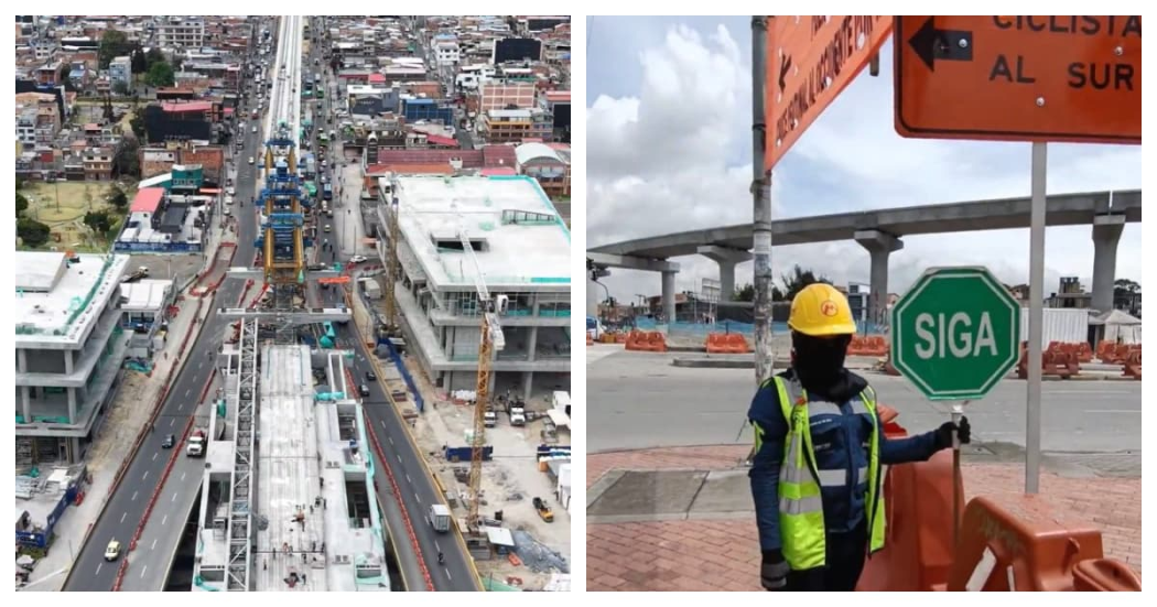 Captura de pantalla de un video del Metro de Bogotá sobre obras en la avenida Primero de Mayo con avenida carrera 68