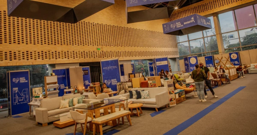 Foto de emprendimientos de 'Hecho en Bogotá' y empresas de 'Bogotá Corazón Productivo' en Corferias.