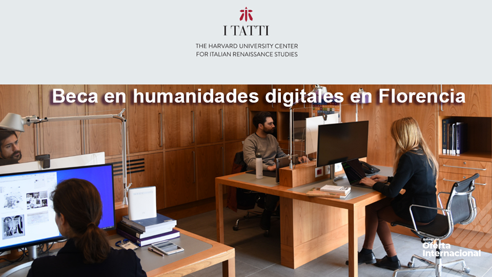 Investigación en humanidades digitales durante residencia en Florencia