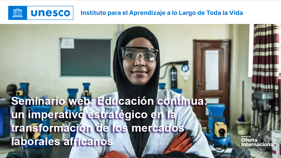 Webinar de UNESCO sobre educación continua y transformación laboral