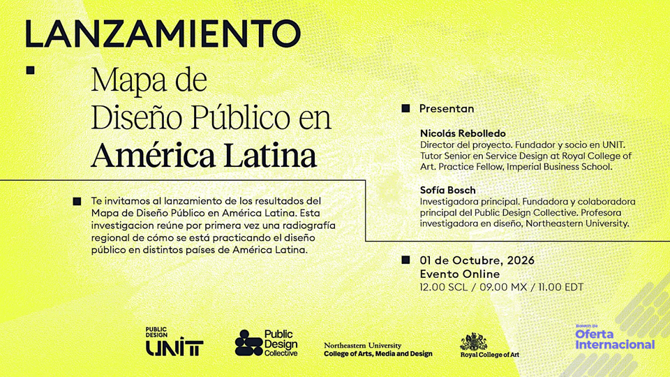 Evento virtual sobre diseño público e innovación en América Latina
