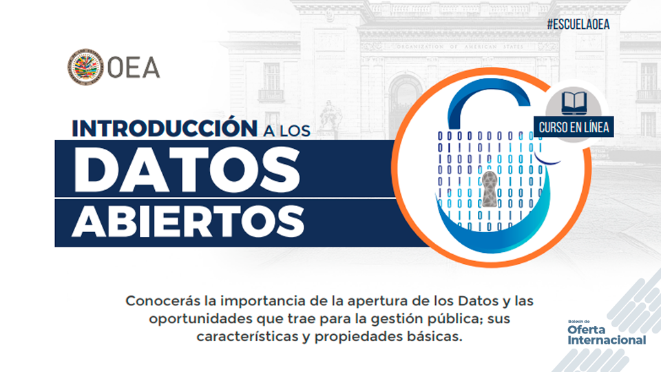 Curso virtual OEA sobre datos abiertos y gestión pública