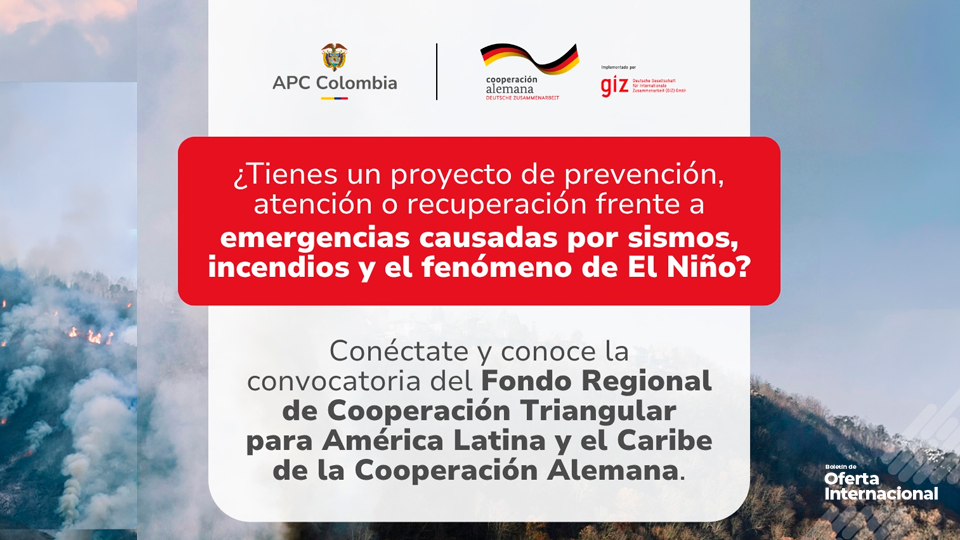 Cooperación triangular para fortalecer la gestión del riesgo
