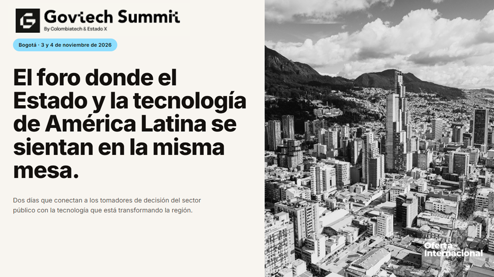 Líderes públicos y tecnológicos se reúnen en GovTech Summit Bogotá