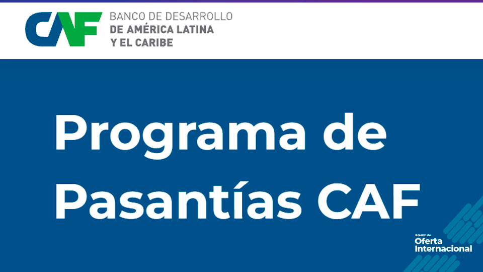 Estudiantes participan en oportunidades de pasantías de CAF en Colombia